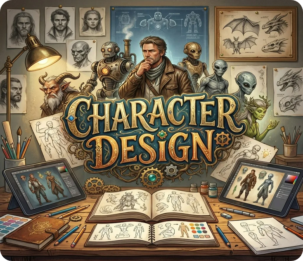 Home Character Design AI Prompts