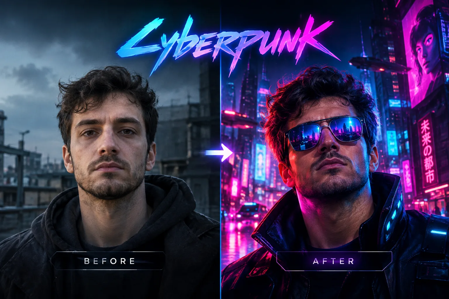 Home Cyberpunk AI Prompts